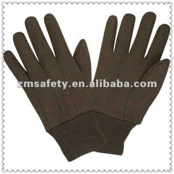 Gants de travail en jersey et gants en jersey marron